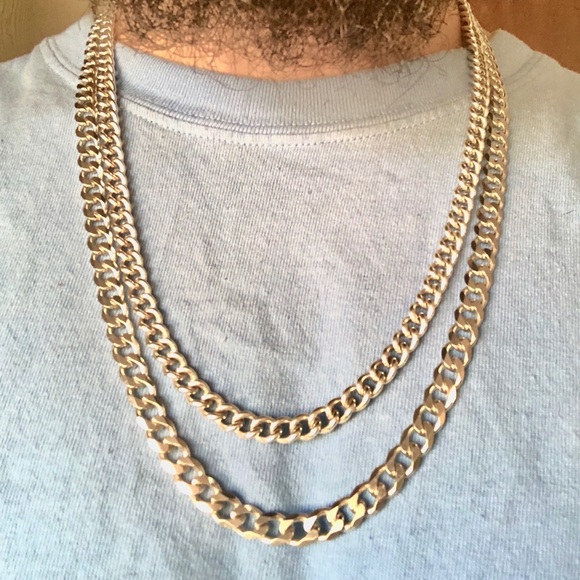 Sterling Silver Curb Link Chain - Picture 8 of 8